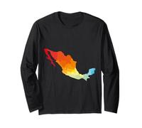 Mexico Map Mexican Proud Long Sleeve T-Shirt