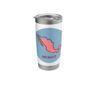 Mexico Map Mexican Proud Stainless Steel Insulated Tumbler