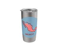 Mexico Map Mexican Proud Stainless Steel Insulated Tumbler