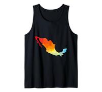Mexico Map Mexican Proud Tank Top