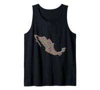 Mexico Map Mexican Proud Tank Top