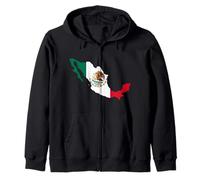 Mexico Map Mexican Proud Zip Hoodie