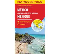 Mexico Marco Polo Map : Includes Guatemala, Belize and El Salvador