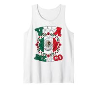 Mexico Mexican Flag Pride Hispanic Heritage Viva Mexico Tank Top