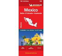 Mexico - Michelin National Map 765: Straßen- und Tourismuskarte 1:2.350.000