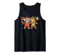 Mexico Mozambique Flag Mexican Mozambican Roots Tank Top