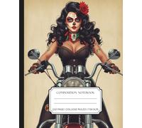 Mexico Pin Up Composition Notebook College Ruled: Retro La Catrina Journal for Mexican Women, Students & Girls