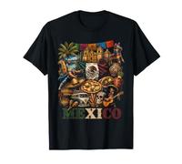 Mexico Pride Heritage Vacation Flag for Proud Mexican T-Shirt