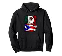 Mexico Puerto Rico Pullover Hoodie