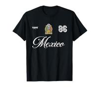 Mexico Retro Football Team 1986 Host Nation Vintage Graphic T-Shirt