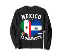 Mexico & Salvador flag Costume Idea For Kids Salvadoreño Sweatshirt