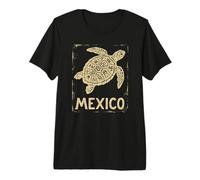 Mexico Sea Turtle Pride | Aztec Mayan - Vintage Grunge Premium T-Shirt