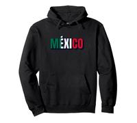 Mexico sign national colors. Hispanic Pocho Mexican-American Pullover Hoodie
