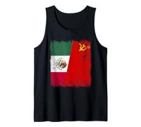 Mexico Soviet Union Flag Mexican CCCP Heritage Tank Top
