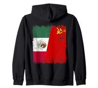 Mexico Soviet Union Flag Mexican CCCP Heritage Zip Hoodie