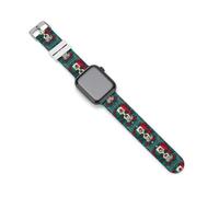Mexico Sugar Skull Day Of The Dead Novelty Silicone Bands Compatible with IWatch Soft Waterproof Watchbands Strap