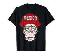 México Sugar Skull Mexican Heritage Cinco de Mayo Tequila T-Shirt