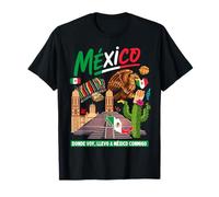 Mexico Themed Outfit Idea For Kids & Mexicano Mexican Flag T-Shirt