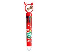 Mexico Totems Gecko Lizard Ancient Civilization Multicolor Ballpoint Pen Christmas Xmas Tree Santa