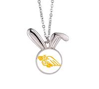 Mexico Totems Mexican Eagle Ancient Civilization Rabbit Necklace Pendant Bunny Animal Jewelry Gift