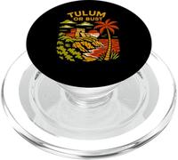 Mexico Tulum or Bust Vintage Womens Beach Life Palm Trees PopSockets PopGrip for MagSafe