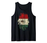 Mexico Vintage Grunge | Retro Mexican National Flag Roots Tank Top