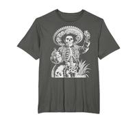 Mexico Vintage Skeleton Tequila Dia De Los Muertos Mexican T-Shirt