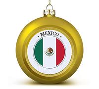 Mexico Xmas Ball Ornament - Mexico Flag Ball Ornaments Nations Flag Hanging Ornaments Keepsake Souvenir for Christmas Tree Decoration Seasonal Holiday Party Supplies