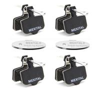 MEXITAL 4 pairs Disc Brake Pads fit for SRAM avid Elixir E1 E3 E5 E7 E9 CR ER DB1 DB3 DB5 XO XX
