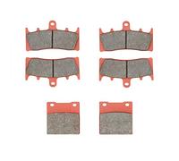 MEXITAL One Set Ceramic Motorbike Brake Pads Front and Rear for Ninja ZX 7R (ZX 750 P) (96-03) ZRX 1100 (ZR 1100 C) (97-00) ZRX 1200 R/S (01-08) ZX12R (ZX 1200 A/B) (00-03)