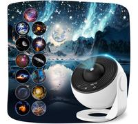 Mexllex 13 In 1 Galaxy Projector With 12 Film Discs, Starry Sky Night Light, Nebula / Moon / Celestial For Adults Kids Bedroom
