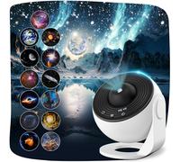 Mexllex 13 in 1 Galaxy Projector with 12 Film Discs, Starry Sky Night Light, Nebula/Moon/Celestial Galaxy Projector for Adults Kids Bedroom Decoration