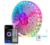 Mexllex LED Strip Lights 30m, Ultra-Long LED Lights Strip Music Sync, App Control with Remote, LED RGB Tape Lights LED Lights for Bedroom Party