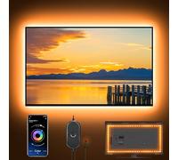 Mexllex LED TV Backlights USB Powered for 32 Inch-60 Inch TV, Color Changing LED Strip Lights with Remote and APP Control, Mirror,PC, Sync to Music, Bias Lighting,RGB LED Strip