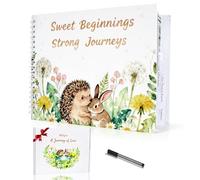 Mexlyca Baby Memory Book for Boy or Girl - First 3 Year Keepsake Album from Pregnancy to Age Three, Pregnancy Journal and Memory Book - Lovely Must Have Gift for First Time Moms to Be Baby Party Gift