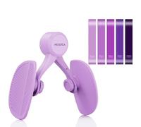 Mexlyca Thigh Master Thigh Exerciser for Women, Pelvic Floor Exercise Devices, Inner Thigh Exercise Equipment, User Guide for Women Home Gym (Purple 25 Lbs)