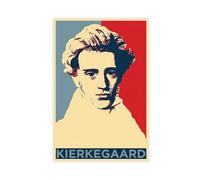 MExmeb Soren Kierkegaard Vintage Canvas Poster Wall Art Decor Print Picture Paintings for Living Room Bedroom Decoration Unframe-style 12x18inch(30x45cm)