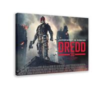MExmob Judge Dredd Movie Canvas Poster Bedroom Decor Sports Landscape Office Room Decor Gift Frame-style 16x24inch(40x60cm)