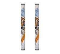 Mexpekil 2 PCS Refrigerator Door Handle Covers, Wildlife Tiger Snowy Forest Animal Print Dishwasher Mocrowave Fridge Oven Door Decor Handle Cover Keep Your Kitchen Appliances Clean