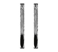 Mexpekil 2 PCS Refrigerator Door Handle Covers, Zebra Print Animal Skin Modern Art Dishwasher Mocrowave Fridge Oven Door Decor Handle Cover Keep Your Kitchen Appliances Clean