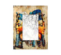 Mexpekil 4x6 Picture Frames Egyptian Art Style Ancient Pharaohs 6x4 Wooden Photo Frame Wall Tabletop Collage Picture Frame Home Decor Gifts
