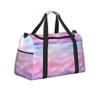 Mexpekil Abstract Colorful Duffel Bag Large Carry On Hand Luggage Bags Waterproof Weekender Bags Foldable Tote Bag for Travel Sports Gym Dance