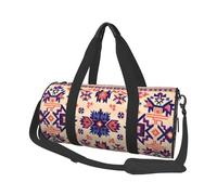 Mexpekil African Floral Foldable Gym Bag Carry On Travel Duffle Bags Waterproof Woman Men Hand Luggage Bag Large Weekend Overnight Bags for Sports Dance with Removable Strap