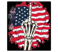 Mexpekil American Flag Skull Hand Dishwasher Magnet Cover | Reusable Dish Washer Covers Decorative Dishwasher Front Panel Magnetic Cover Sticker for Kitchen Appliances 21x26inch