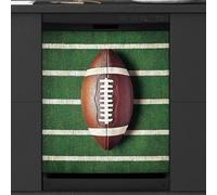 Mexpekil American Football Field Dishwasher Magnet Cover 21x26Inch Decorative Dish Washer Sticker for Front Door Waterproof Kitchen Appliance Panel Magnetic Decal
