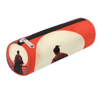 Mexpekil Ancient Japanese Samurai Prints Pencil Case School Supplies Pouch Bag for Girls Boys Teenagers, Women Makeup Brush Bag
