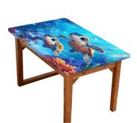 Mexpekil Baby Turtle Sea 4FT Rectangle Fitted Table Cover