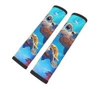Mexpekil Baby Turtle Sea Car Seat Belt Pads 2 Pack