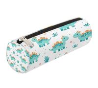 Mexpekil Blue Cartoon Sword Dragon Pencil Case School Supplies Pouch Bag for Girls Boys Teenagers, Women Makeup Brush Bag