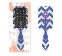Mexpekil Blue Chevron Sea Anchor Detangling Paddle Hair Brush Wet Dry Hair Brushes Massage Air Cushion Comb for ids Girls Women Men